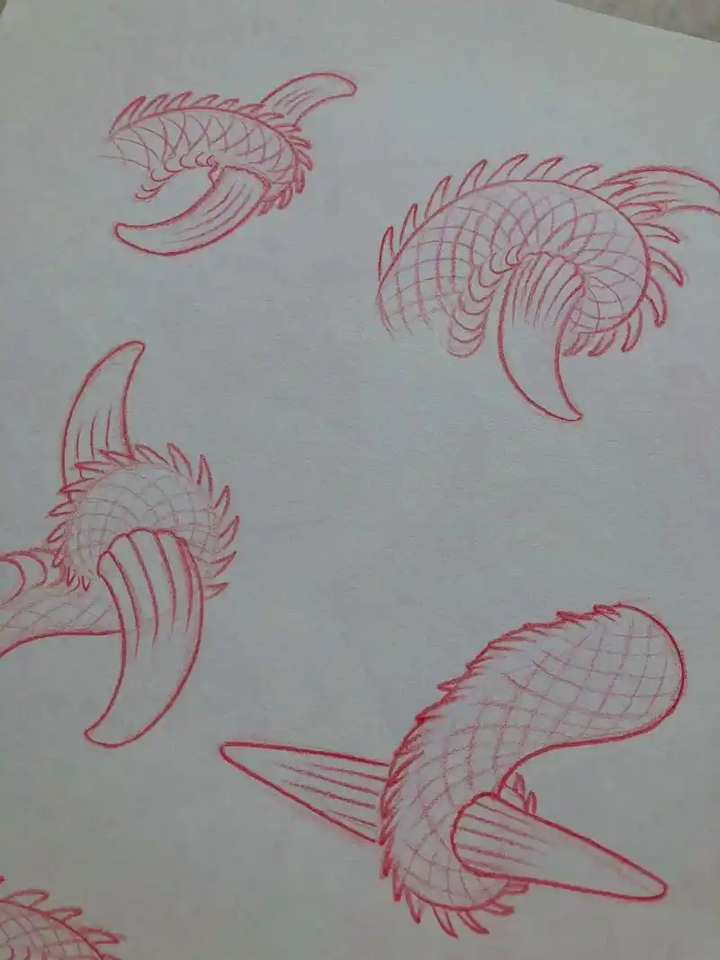 传统绘龙之龙尾(十六)@雲鹤-南流 跟着老师学画画第八十九篇 - 抖音