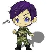 微信头像图片大全 热门头像女兵军人卡通微信头像【点击鼠标右键下载