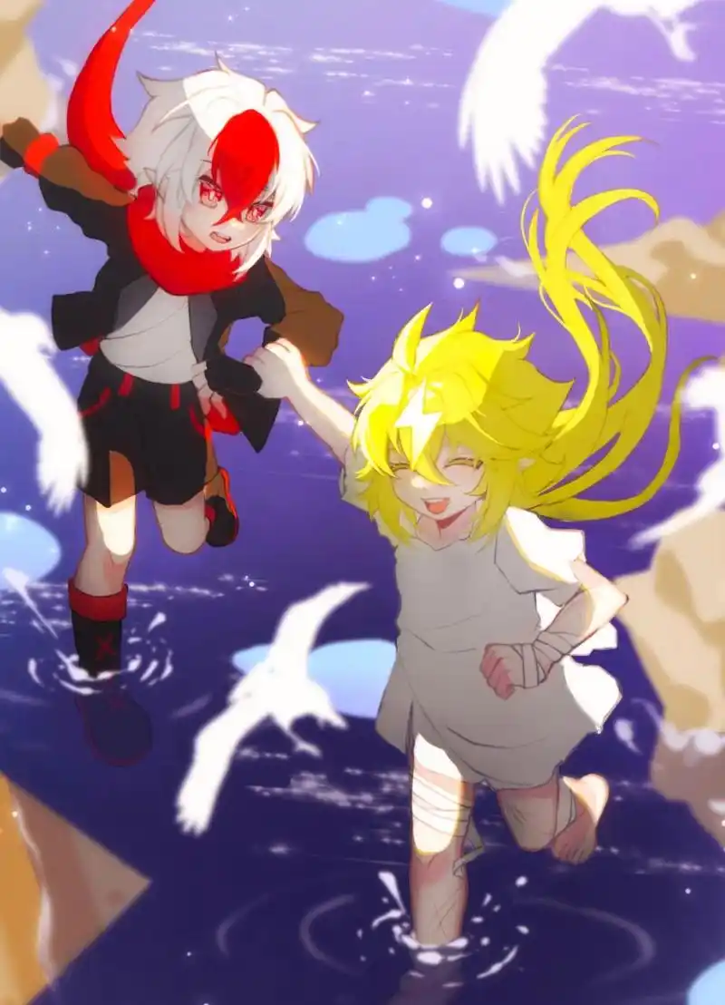 小盖亚和小雷伊的相遇