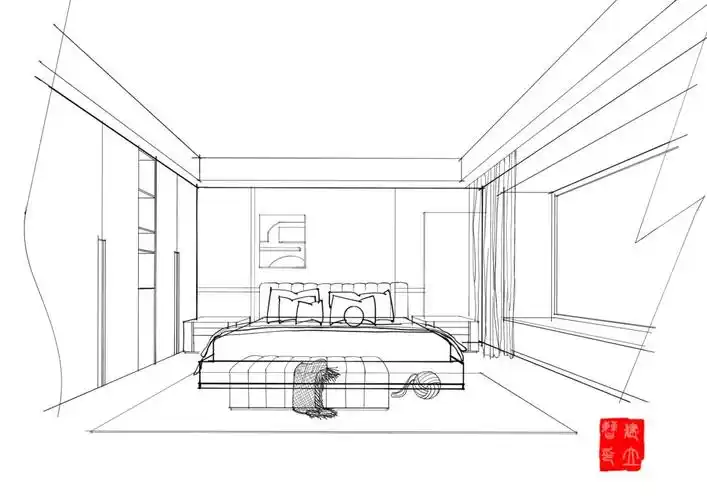 卧室  #设计  #卧室大改造  #卧室装修灵感库  #室内设计  #手绘
