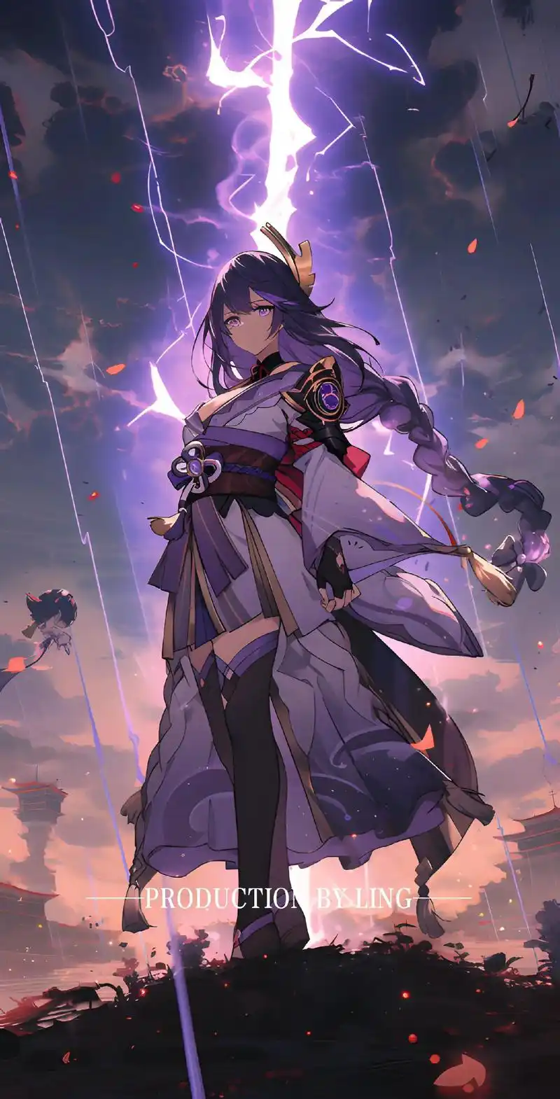 你,要与我为敌吗?#雷电将军 #雷电影 #巴尔泽布 #原神  - 抖音