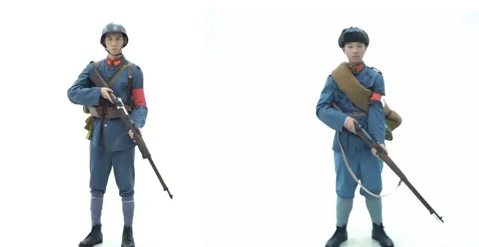 1905年到2018年中国士兵军装变迁:1948年开始,两岸军装越统一!