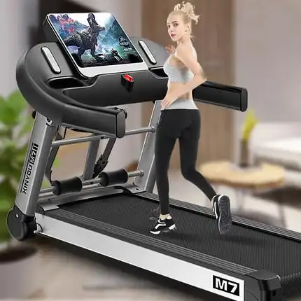 鑫友m7跑步机家用款小型多功能超静音折叠迷你家庭室内健身房专用