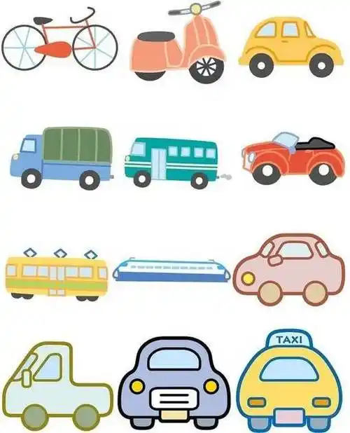 卡通汽车简笔画图片大全