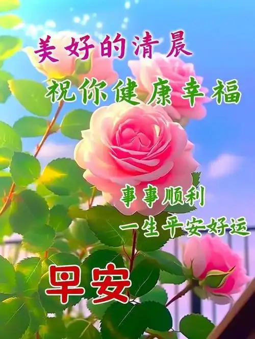 唯美早上好问候祝福语,最美早安图片祝福问候语送给您!