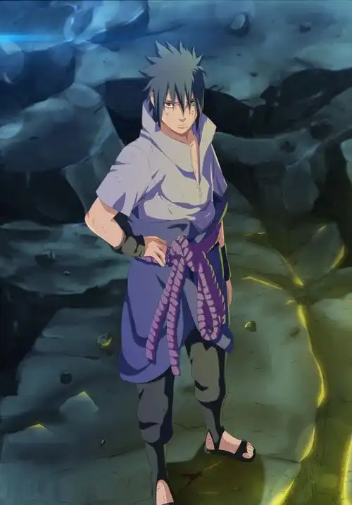 求这张图片中单单佐助的图片