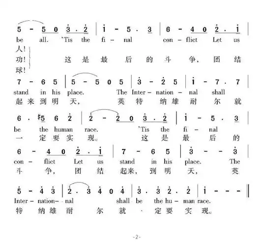 歌谱 > 正文             [法] 国际歌简谱该歌谱演奏者为皮埃尔