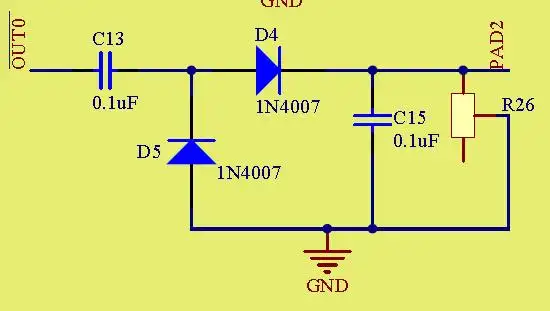 为什么二倍压电路后的输出变小