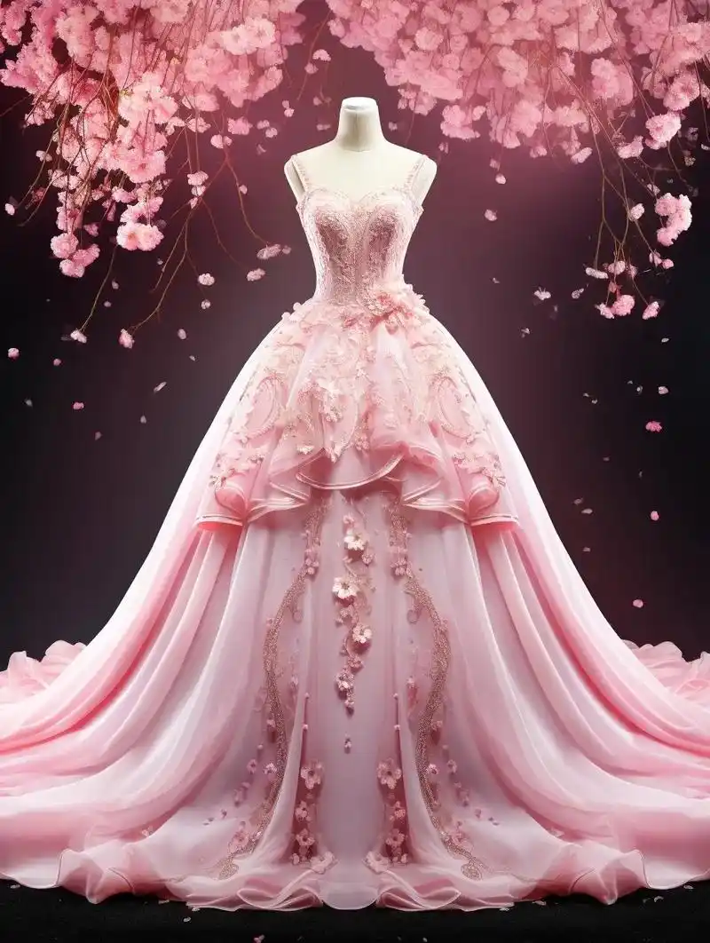 ai原创设计婚纱晚礼服.#美出高级感 #谁还没个公主梦 #a - 抖音