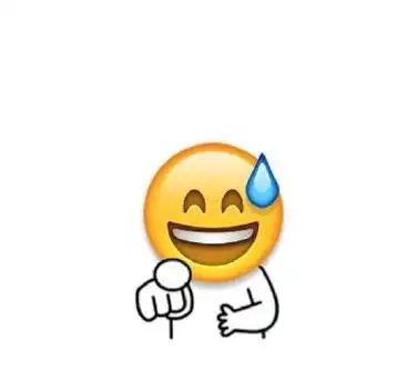 流汗 - 别看了,就是你啦!_动图_emoji_搞笑表情