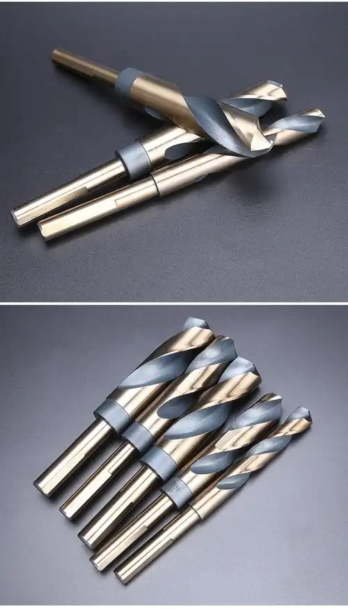 沪豪小柄麻花钻头钻钢钻铁12等柄高速钢金属不锈钢打孔开孔转头木工手