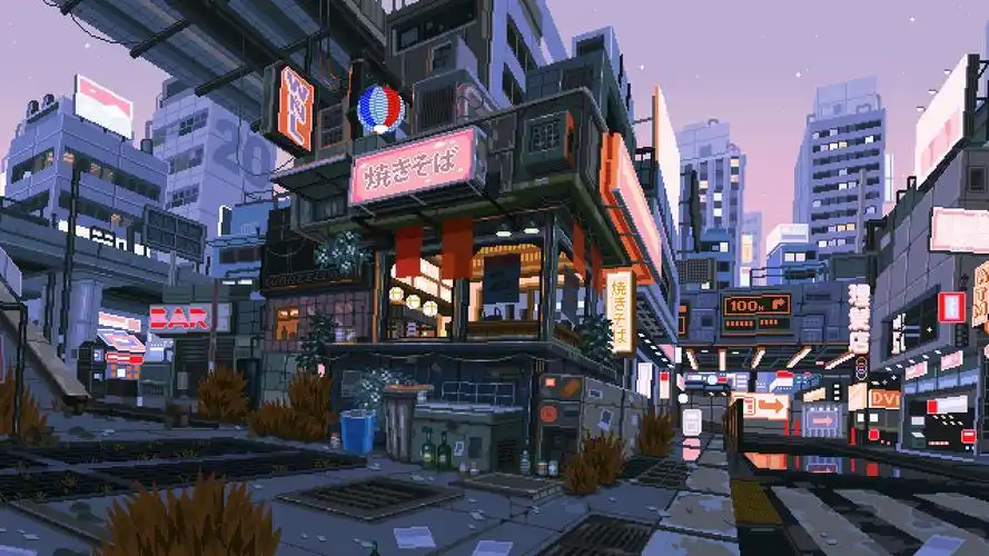 壁纸|像素风城市风景高清电脑壁纸 - 知乎