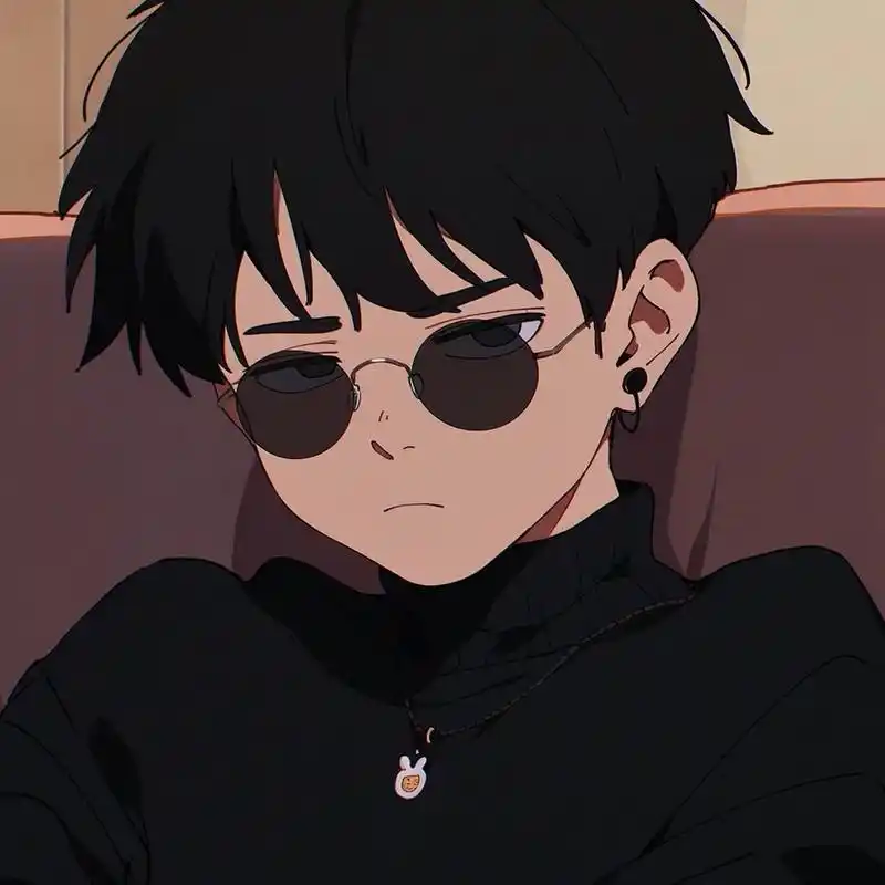 酷男生头像:墨镜一戴,谁都不爱(a版)