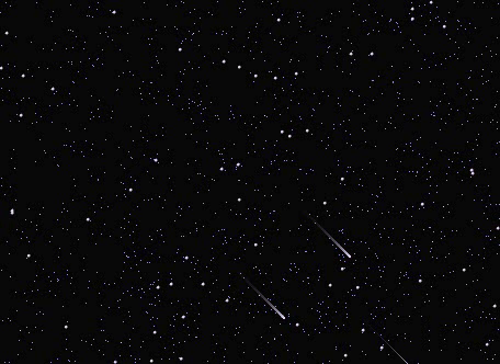 请调到电脑最大亮度观看效果中强调随机:星星的位置随机,星星闪烁随机