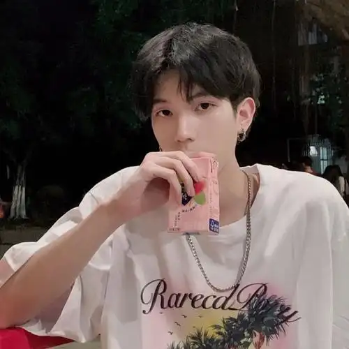 男真人氛围感白衬衫头像