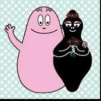 巴巴爸爸简笔画有颜色