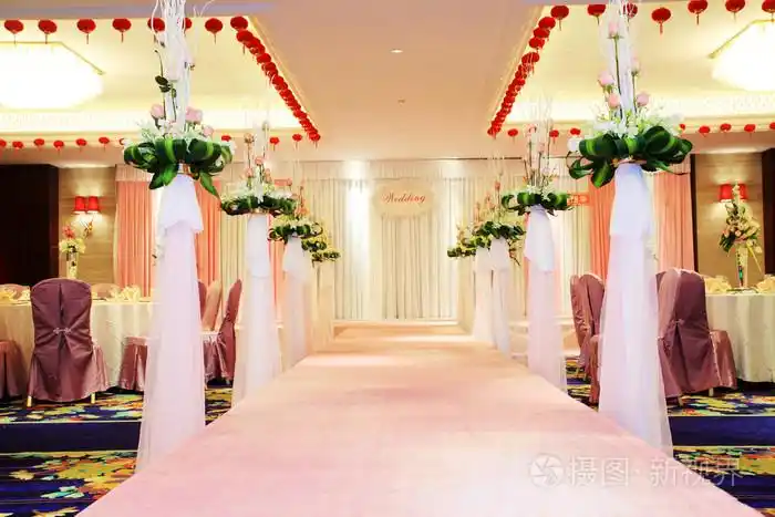 浪漫的婚礼现场