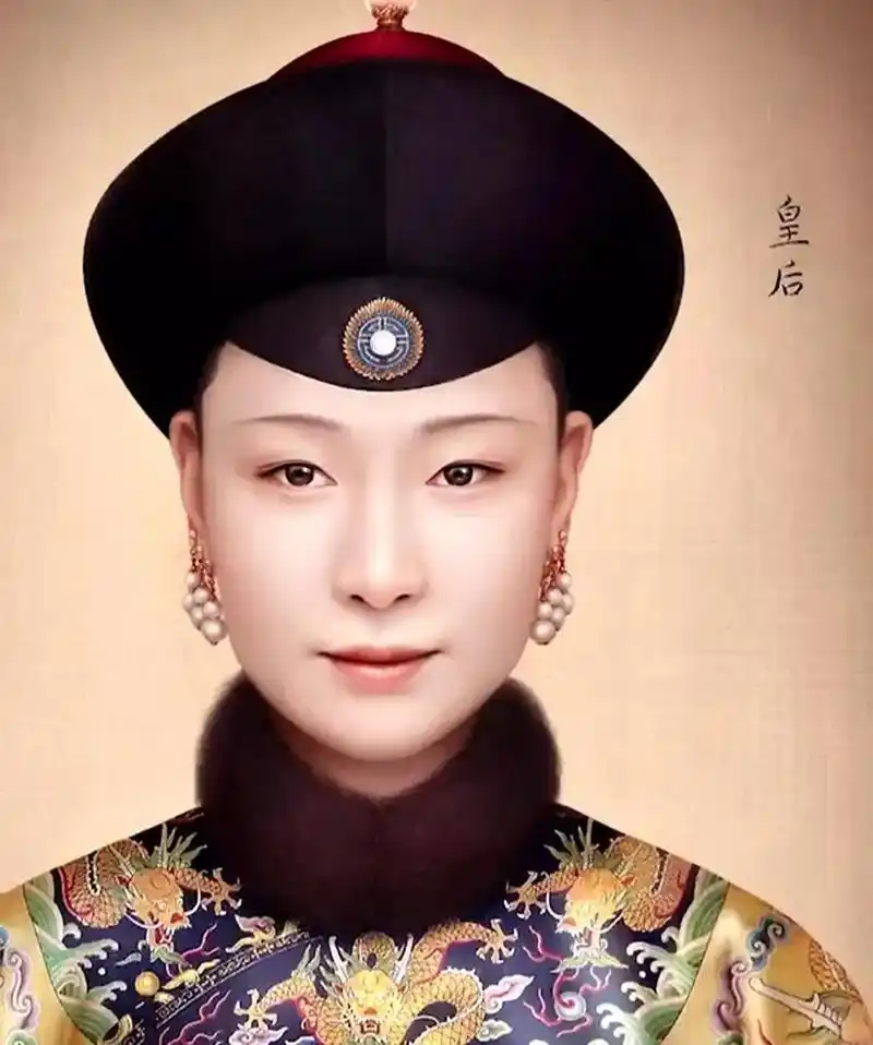 清朝历代皇后画像:富察氏最美,钮祜禄氏最吓人