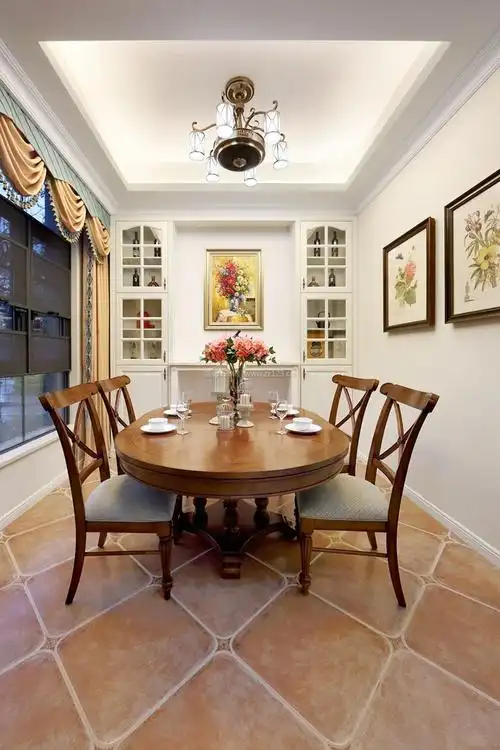 美式别墅餐厅装修设计