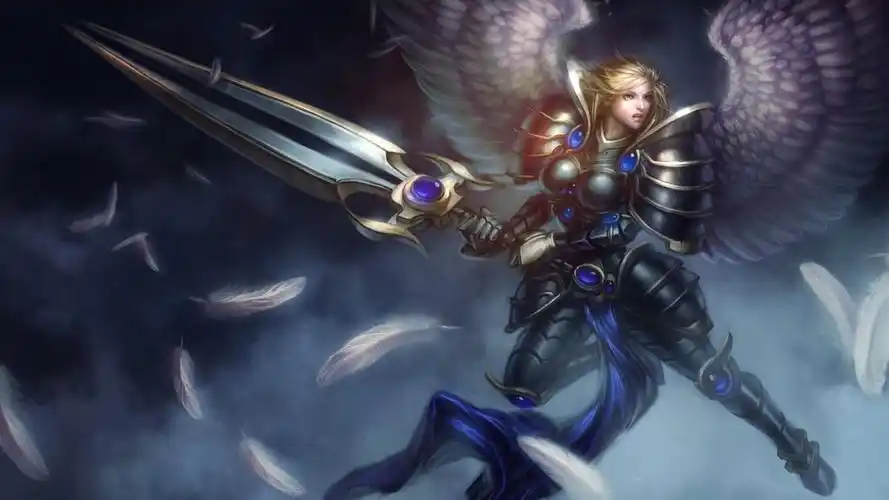 老版正义天使凯尔英雄联盟图片