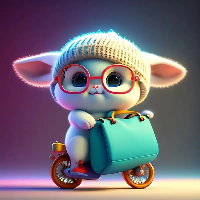 漂亮的小兔子可以做微信头像