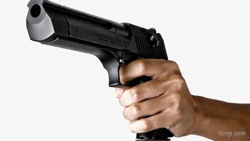 单手持枪png素材透明免抠图片其他元素