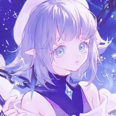 念七紫色系女生动漫头像