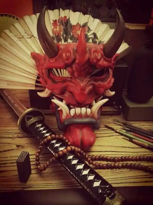 日式面具/鬼面 - 堆糖,美图壁纸兴趣社区