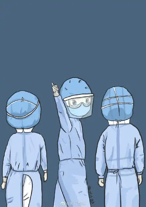 呆萌军漫##医生谢谢你##致敬中国军医