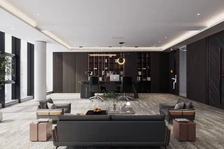 合肥办公室装修之如何获得一个高大上的总经理办公室_公司_原则_环境