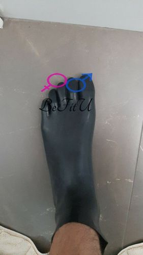 乳胶五指袜特10mm口味指脚套紧身性感加厚065短袜