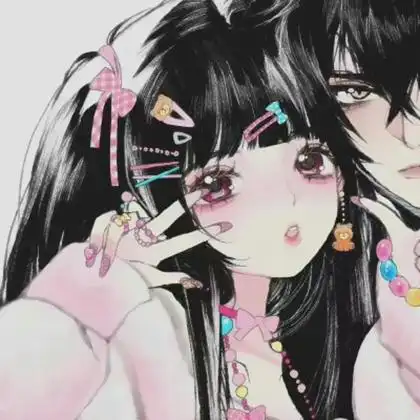 可爱超甜情侣手绘头像动漫 高清好看的超甜cp头像动漫可爱图片_情侣