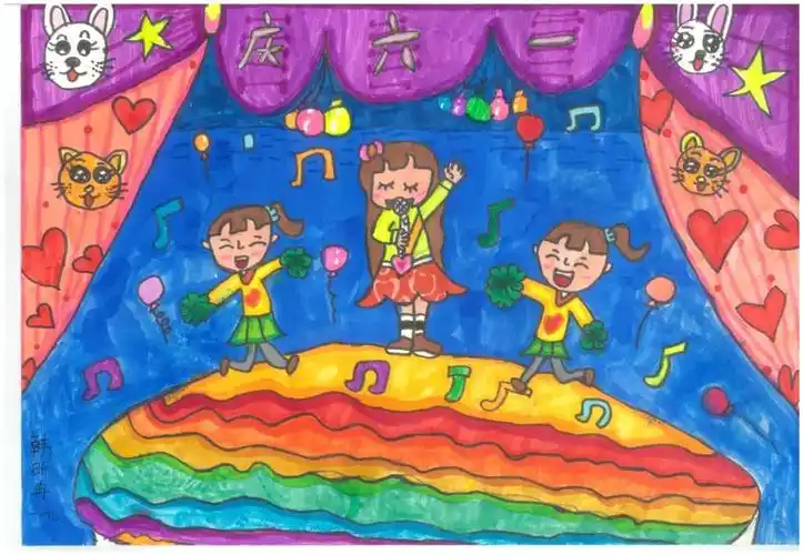 超治愈的儿童画来了!丨关注