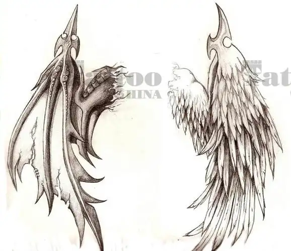 一半天使一半恶魔,一半善良一半邪恶