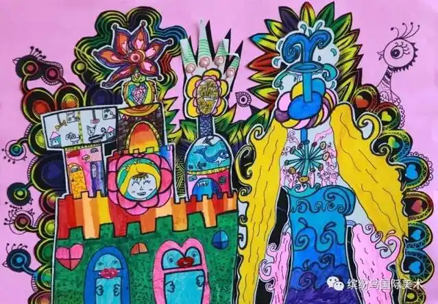 缤纷鸟第六届全国少儿美术大赛绘画类少儿a组特等奖获奖作品欣赏(下)