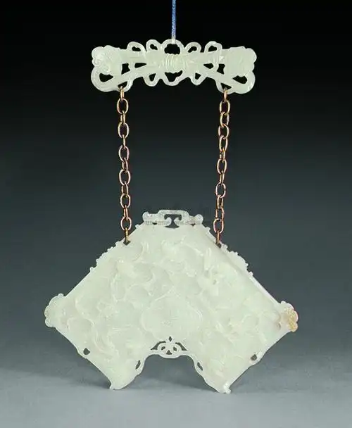 0835清中期白玉磬