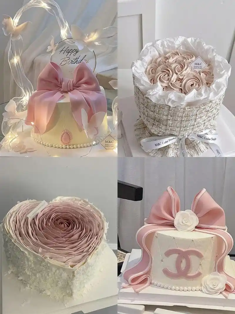 小仙女蛋糕没错了,美到窒息!过生日也让闺蜜给你整一个吧!请大 - 抖音