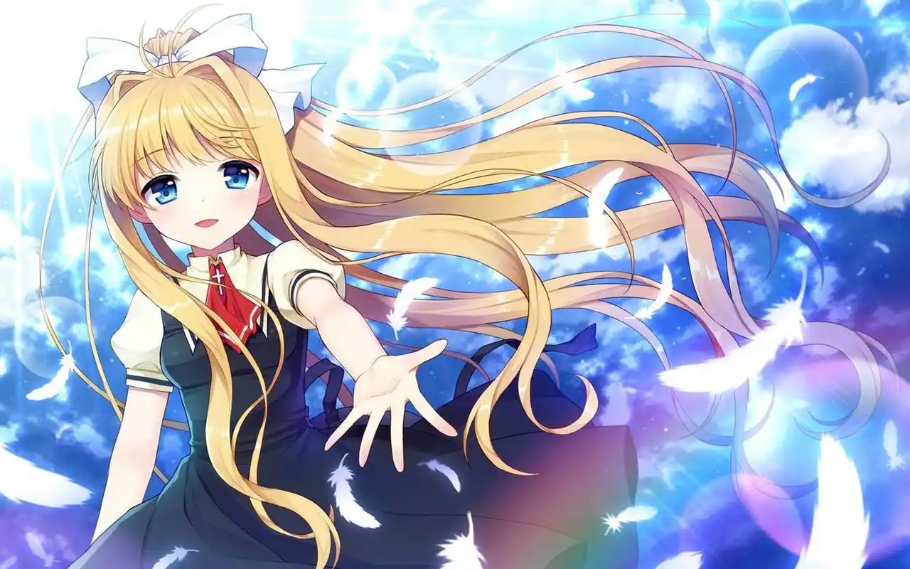 动漫air神尾观铃电脑壁纸第二辑神尾观铃air动漫美女二次元萌妹子