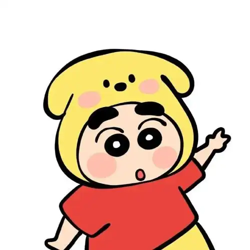 白色底简约风卡通情侣头像