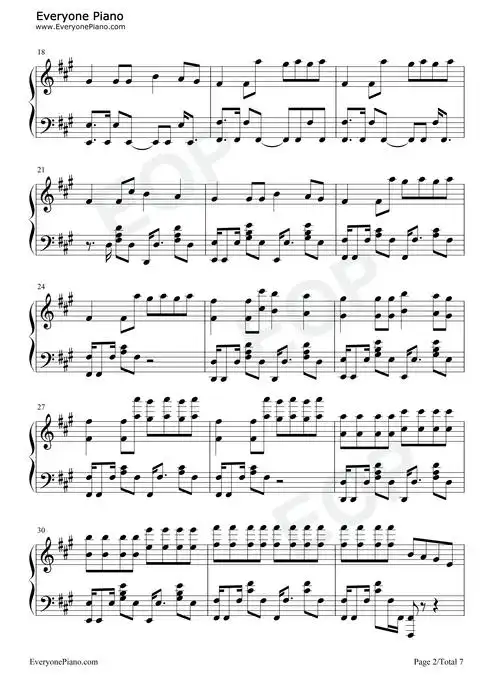 astronomia-黑人抬棺-电音神曲五线谱预览2-钢琴谱文件(五线谱,双手