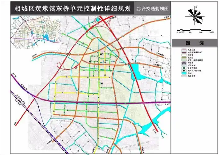 相城区黄埭镇东,西,东桥单元控制性详细规划公示啦!