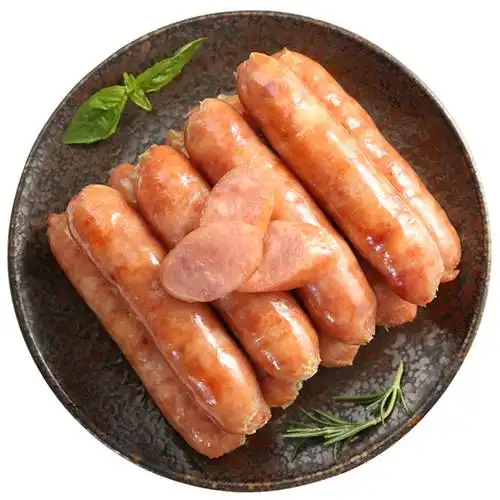 肉司令脆皮烤肠500g(约10根)道地纯肉热狗早餐香肠烧烤火山石烤肠