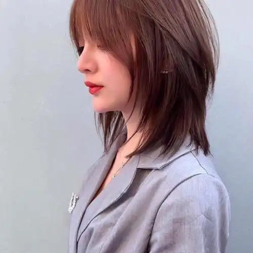 秋冬新款女生减龄发型初恋发型女生中长发