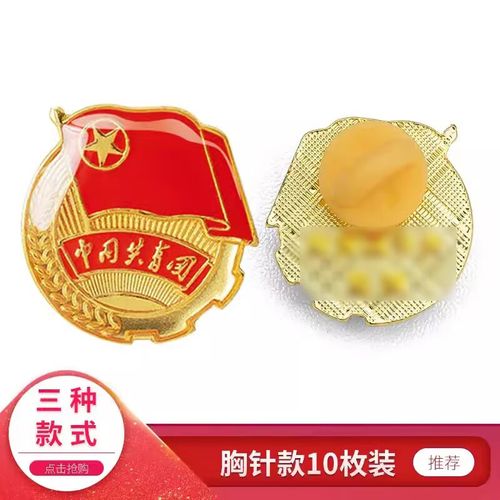 团宝汇 团徽共青团2023标准型团员入团新款学校中学生用磁吸磁铁款