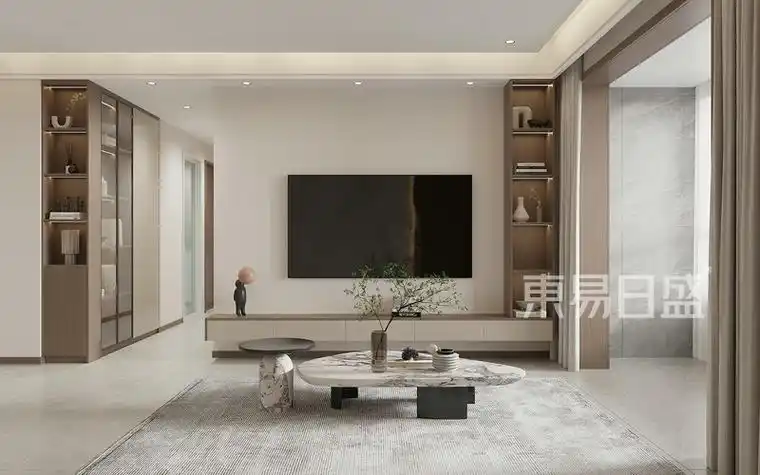 融创时代中心115平米现代简约风格装修案例