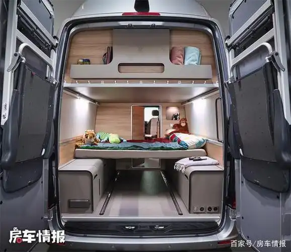 新款奔驰房车发布!两张2米上下铺高个睡不顶头,储物空间特别大
