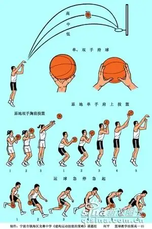 体育教学挂图和动作图解图片