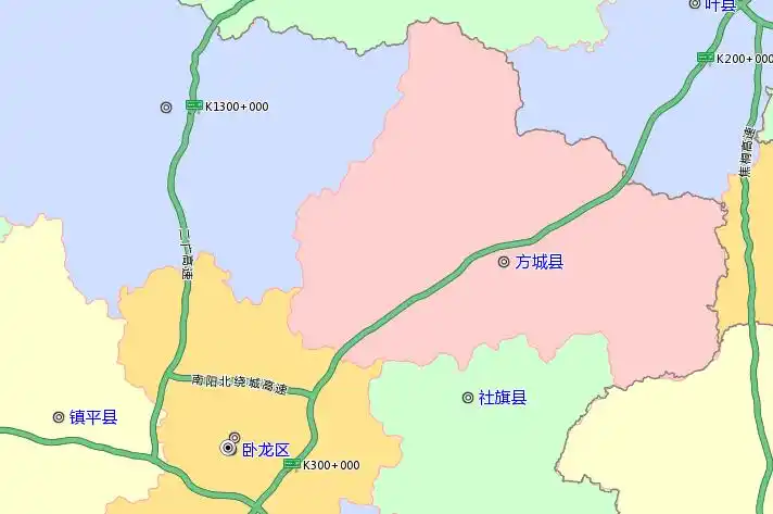 展开全部 不经过方城县