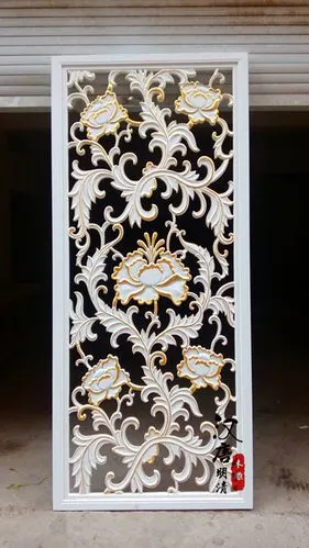 现代欧式实木镂空雕刻隔断屏风玄关 东阳木雕 电视背景墙 装饰
