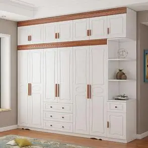 卡罗阁2021新款衣柜家用卧室家具大衣橱简易组合柜子经济型全套衣